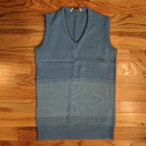 Vintage blue sweater vest